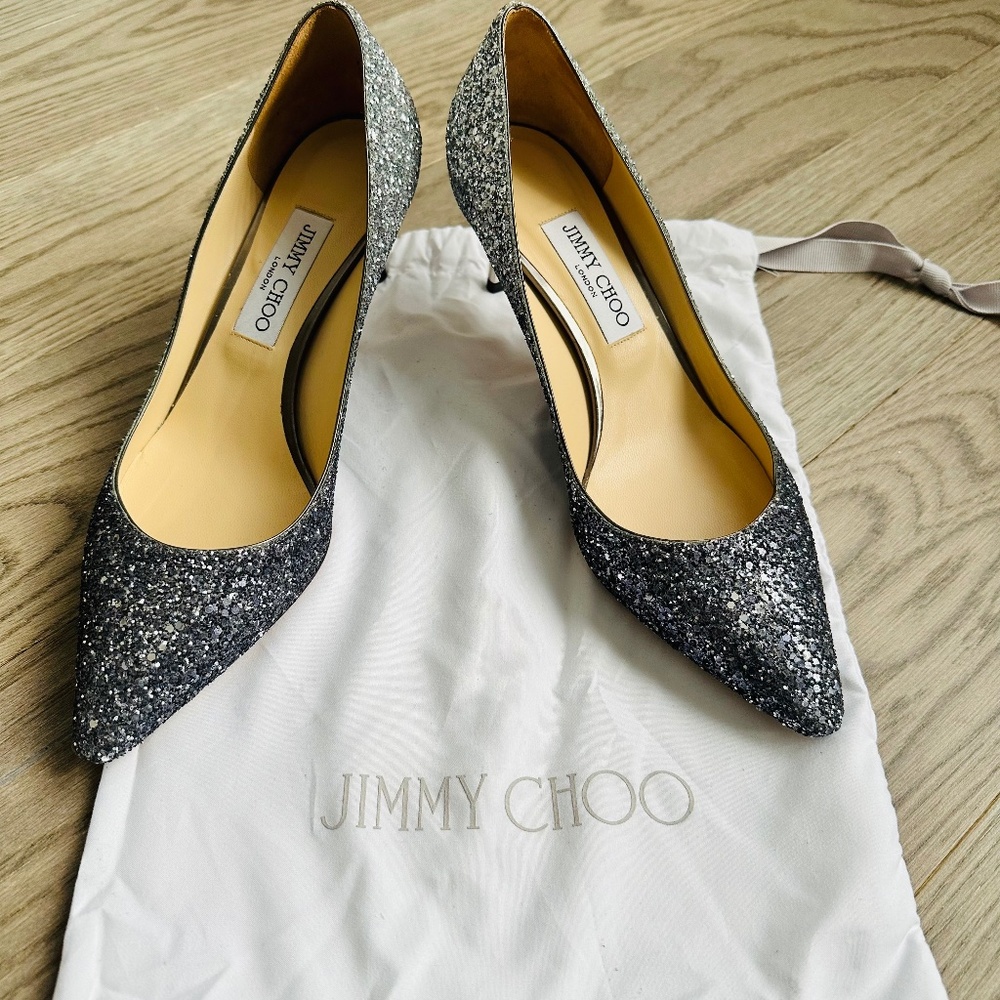 Authentic Jimmy  Choo Romy  kitten heels